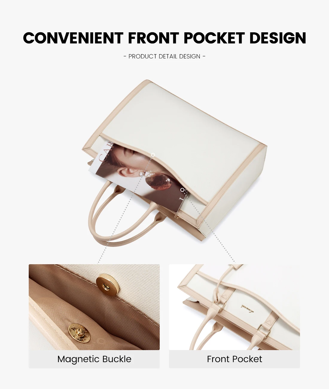 LOVEVOOK OEM Leather Business Work Computer Briefcase Ladies Office Hand Bag Purse15.6 Inches Quality Laptop Handbags for Women