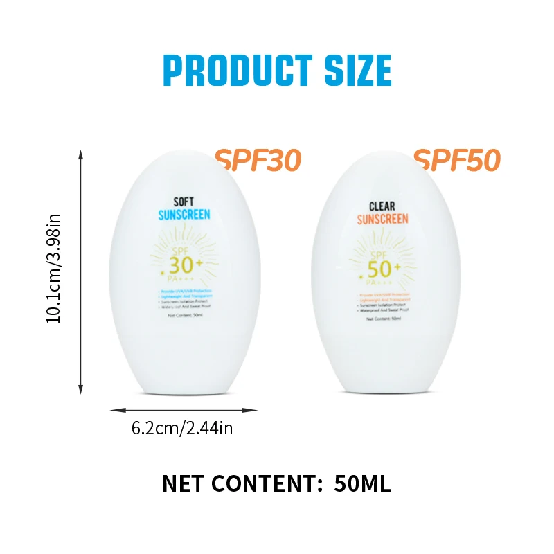 SPF30 SPF50 Sun Skin Protection High SPF Sunblock Sunscreen Cream
