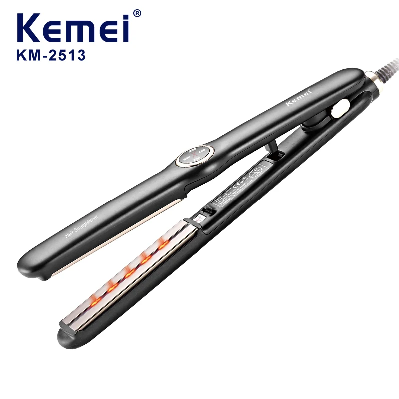 Boucle de cheveux portative professionnelle Kemei Km-2513