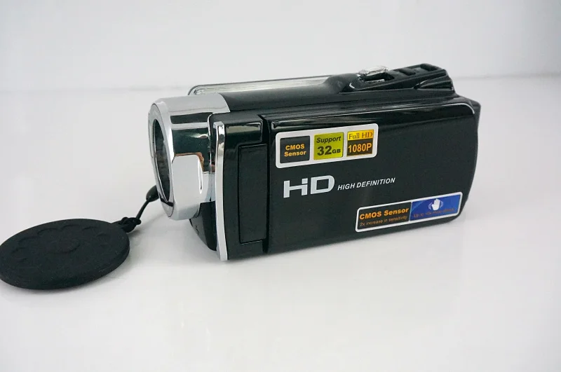 HDV-614P Lithium Battery 3.7V Support 64GB SD Card Max Face Detection Digital Video Camera