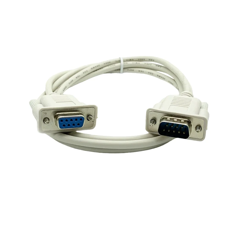 Coaxial RS232 Cable with DB9F Female to Female Connector Pure Copper Conductor PVC Jacket for Projector and DVD Player
