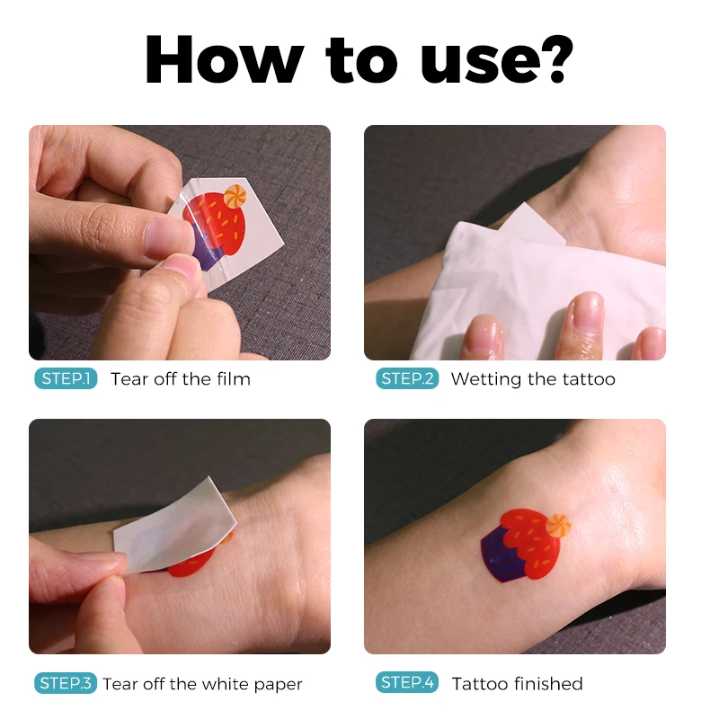 Наклейка-трафарет для татуировок на заказ наклейка с логотипом водостойкая зеленая золотая красная ПВХ