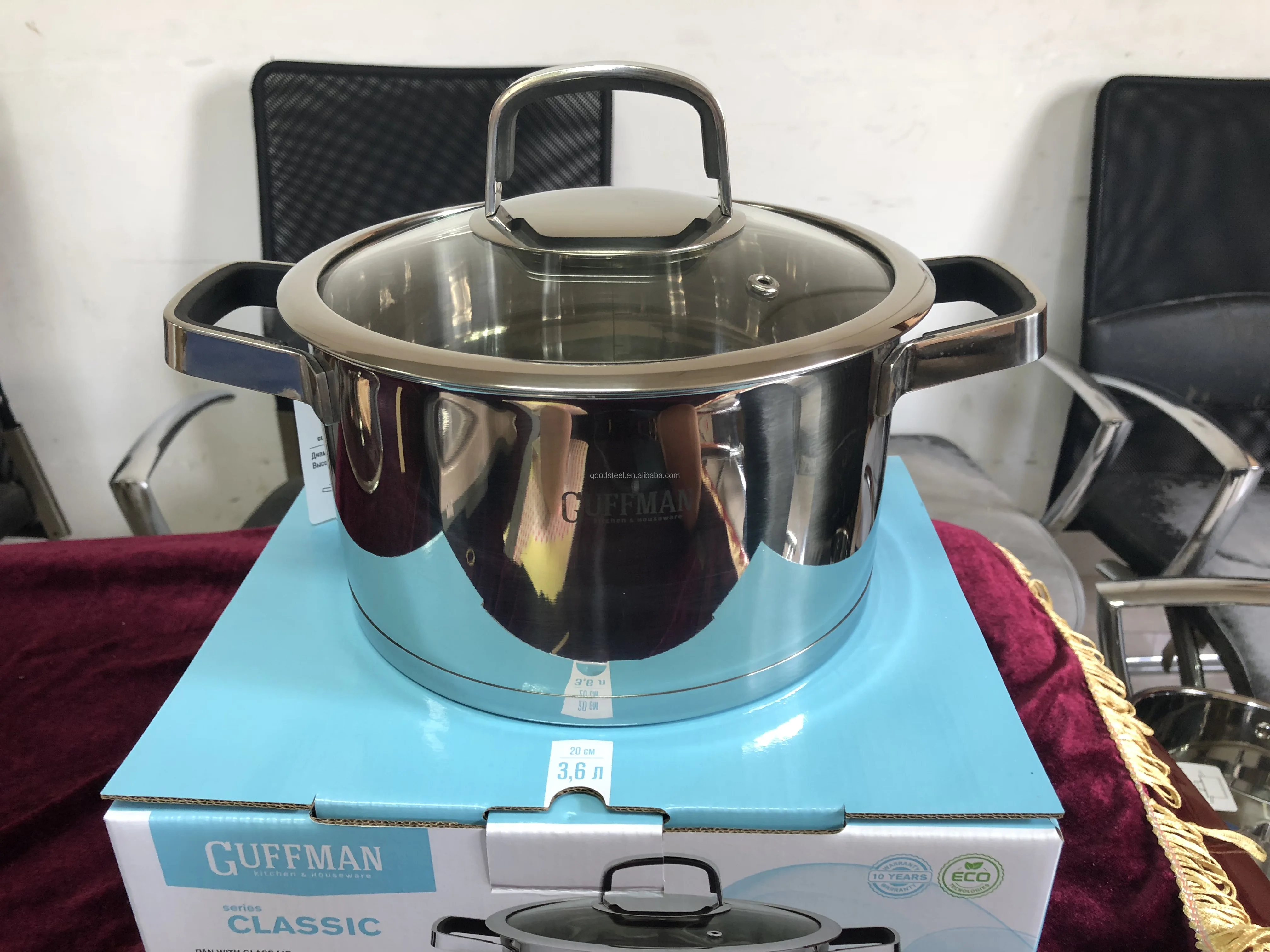 Bohmann Cookware Classic Stainless Steel Dutch Oven Casserole 4.7l ...