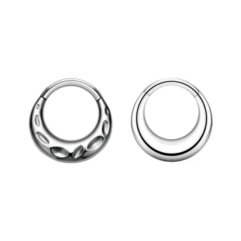 New G23 Titanium Piercing 16G Septum Hoop Nose Ring Clicker Segment Ear Tragus Helix Cartilage Women Earrings Body Jewelry