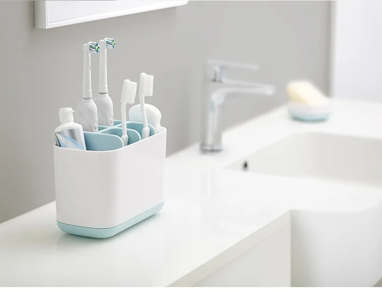 New fashion multifunctional toiletry set electric toothbrush Bathroom shelving Kitchen Soap cleaning brush organizer supplier