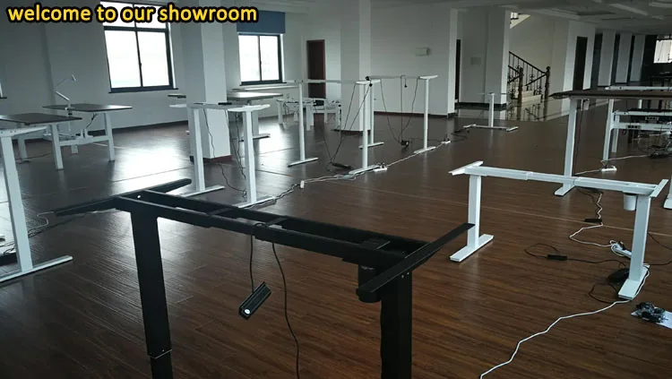 New Ergonomic Design Office Table Height Adjustable Desk Modern 2 Lego Furniture Computer Height Lifting Standing Desk