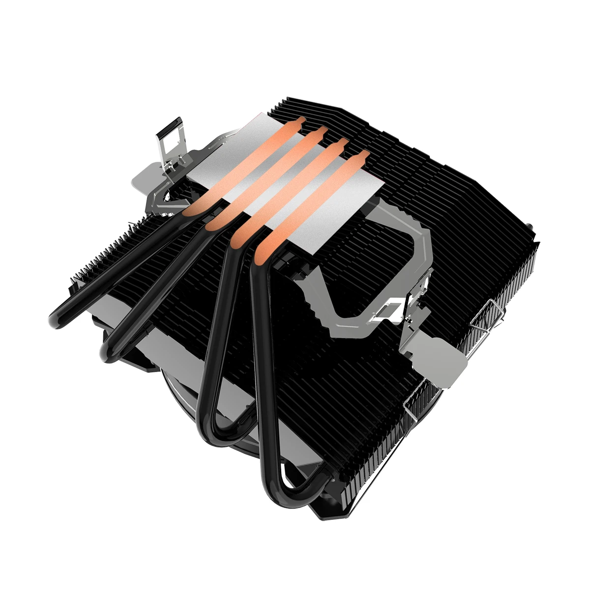 ALSEYE Cpu Cooler and case Fan 120mm with Rgb 4 Heat Pipes