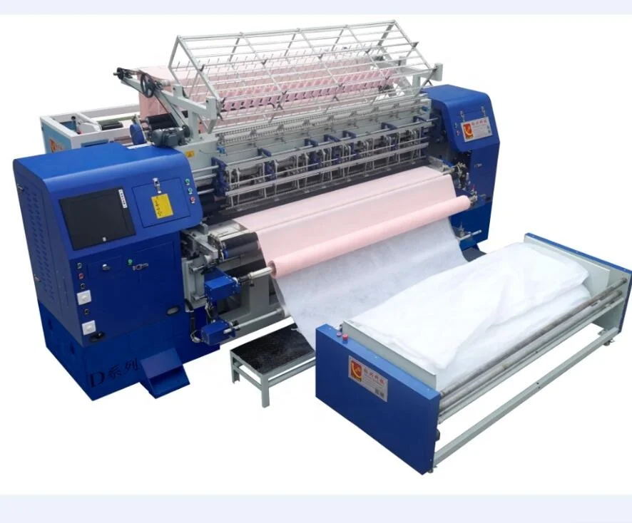 128 Inch Newest High Speed Multineedle Quilting Machine For Blanket