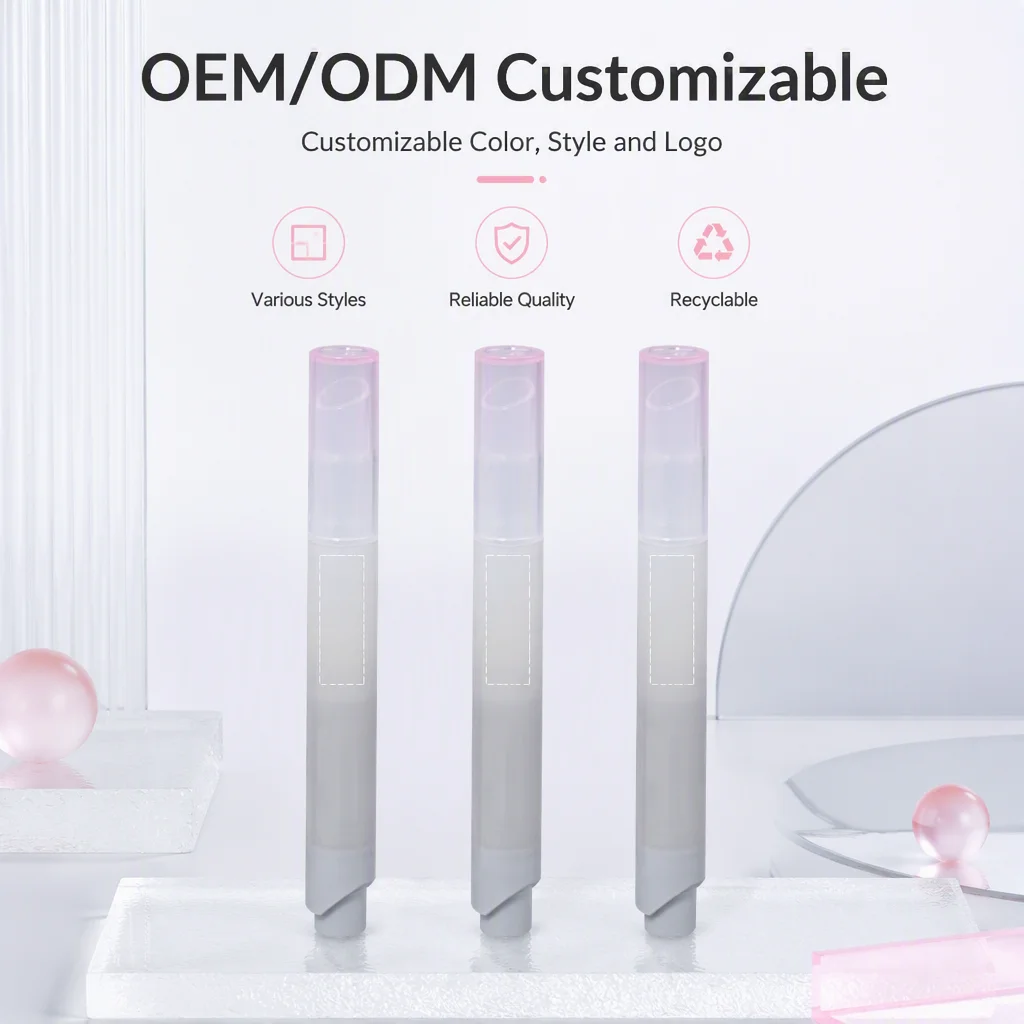 Customization Capabilities - Lip Gloss Tube Options