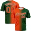 Gradient Style - Green Orange  White