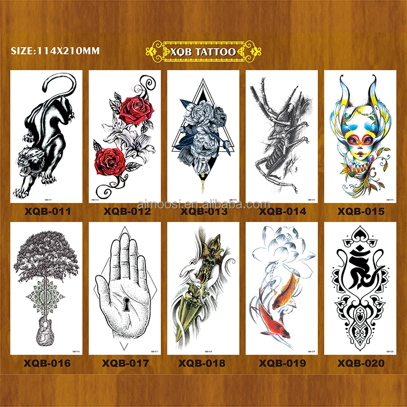 3d Temporary Tattoo Sticker Wholesale Manufacturer Custom Temporary