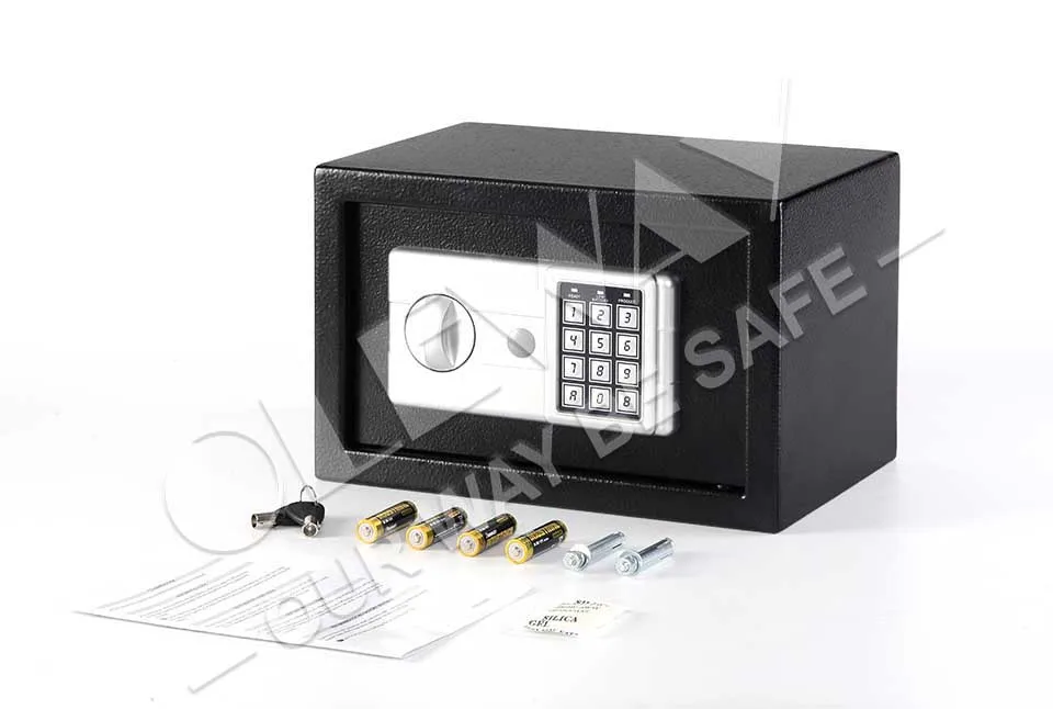 Small Electronic Digital Lock Keypad Mini Safe Deposit Box Store Cash ...