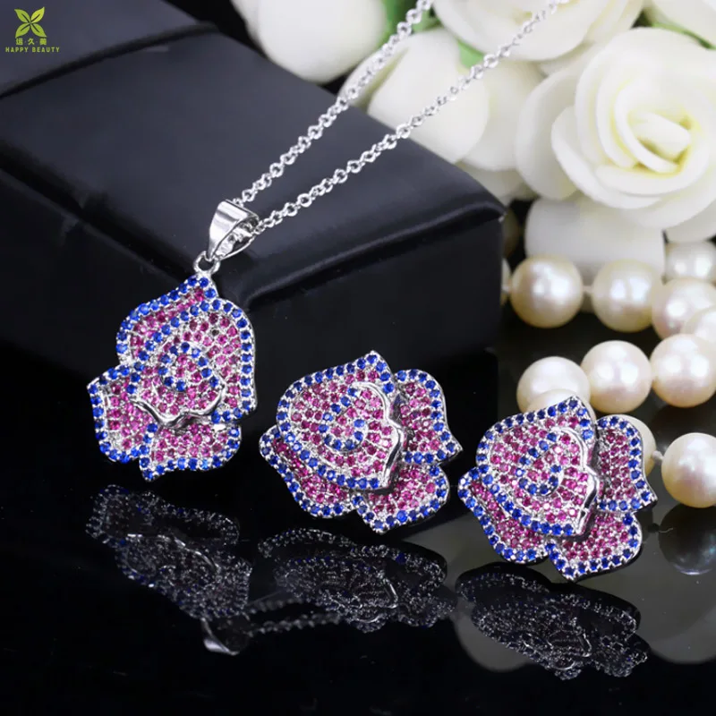 5925イタリア銀メッキジュエリーセット White Crystal花necklace Earring Set Buy ネックレスイヤリングセット 5925イタリアシルバージュエリー 花付きジュエリーセット Product On Alibaba Com
