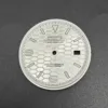 S Style Silver Dial Silver Index
