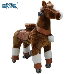 Popular Children Play Center Games Electric Riding Horse for Big Kids Ride Toy Mechanical Horse Movable Horse