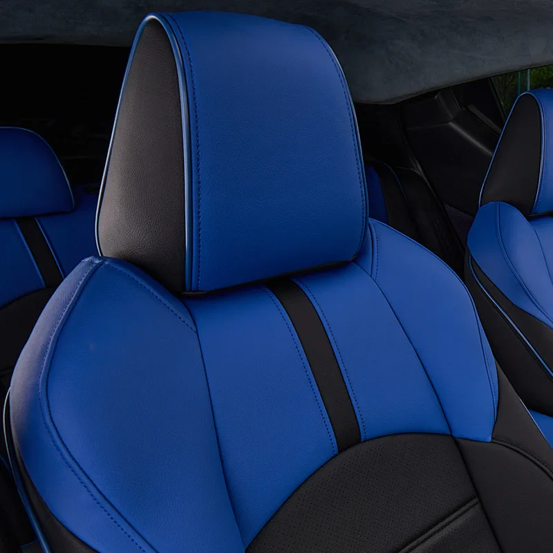 EKR Waterproof Four Seasons Custom Car Seat Covers Wholesale Full Set Luxury Leather Car Seats Cover for Toyota CHR