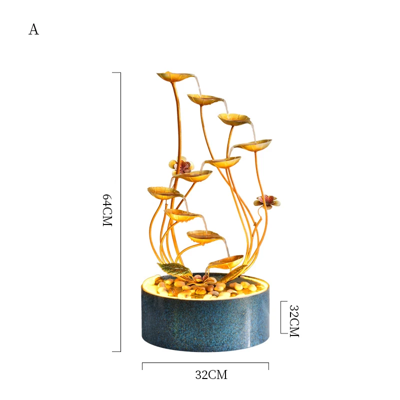 ТВ-шкаф, офис, гостиная, украшение для дома, настольный фонтан, металлические поделки для дома, шариковый фонтан
