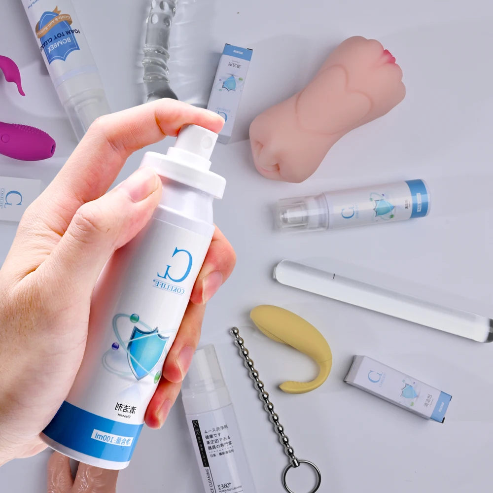 100ml Toy Cleaner Healthy Bactericide Sexual Appliance Cleaning Liquid Spray Adult Sex Toys Lube Vaginal Anal Clean