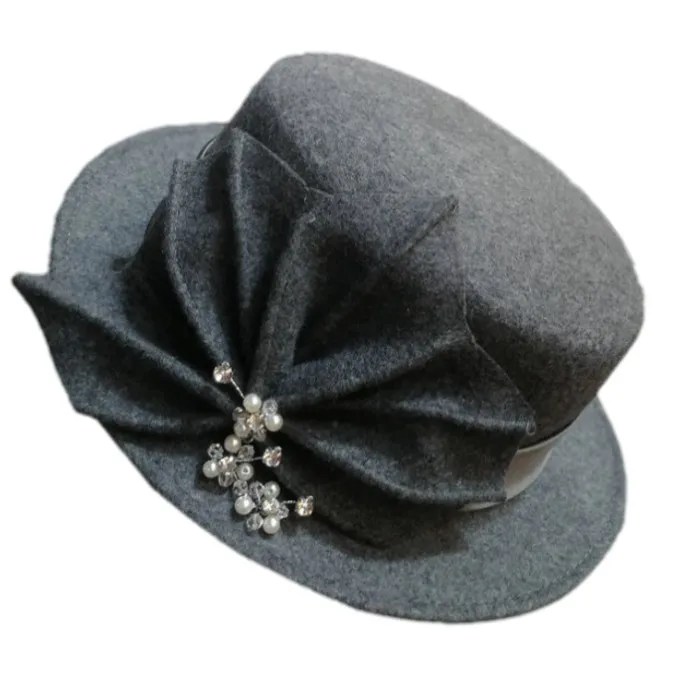 Fedora feesthoedje glitter stropdas goud