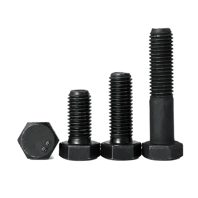 8.8s Hexagon outer bolts carbon steel nut bolts and screw Mechanical construction of steel structure