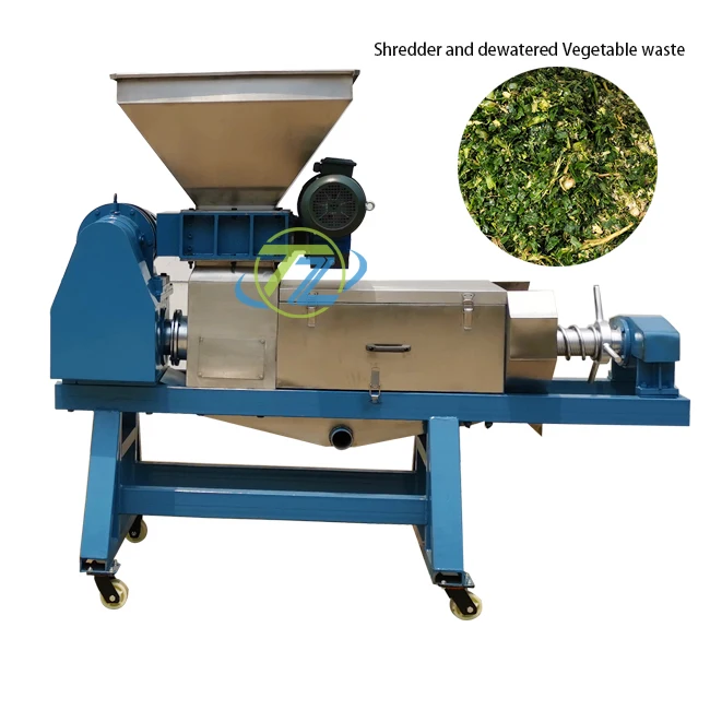High Tech Shredder and Screw Press Machine
