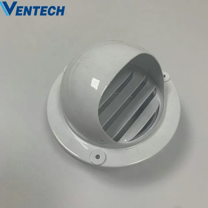Hvac System Air Louver Outside Wall Mounted Round Ball Weather Lover