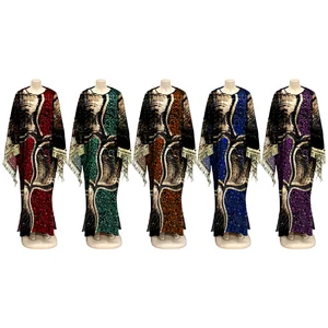 Women's Long Sleeved Temperament Plus Size Casual and Fashionable Muslim Dress