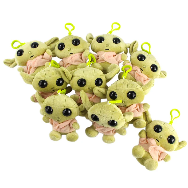 11cm Baby Yoda Plush Toy Doll Keychain Action Figure Toys For Kid