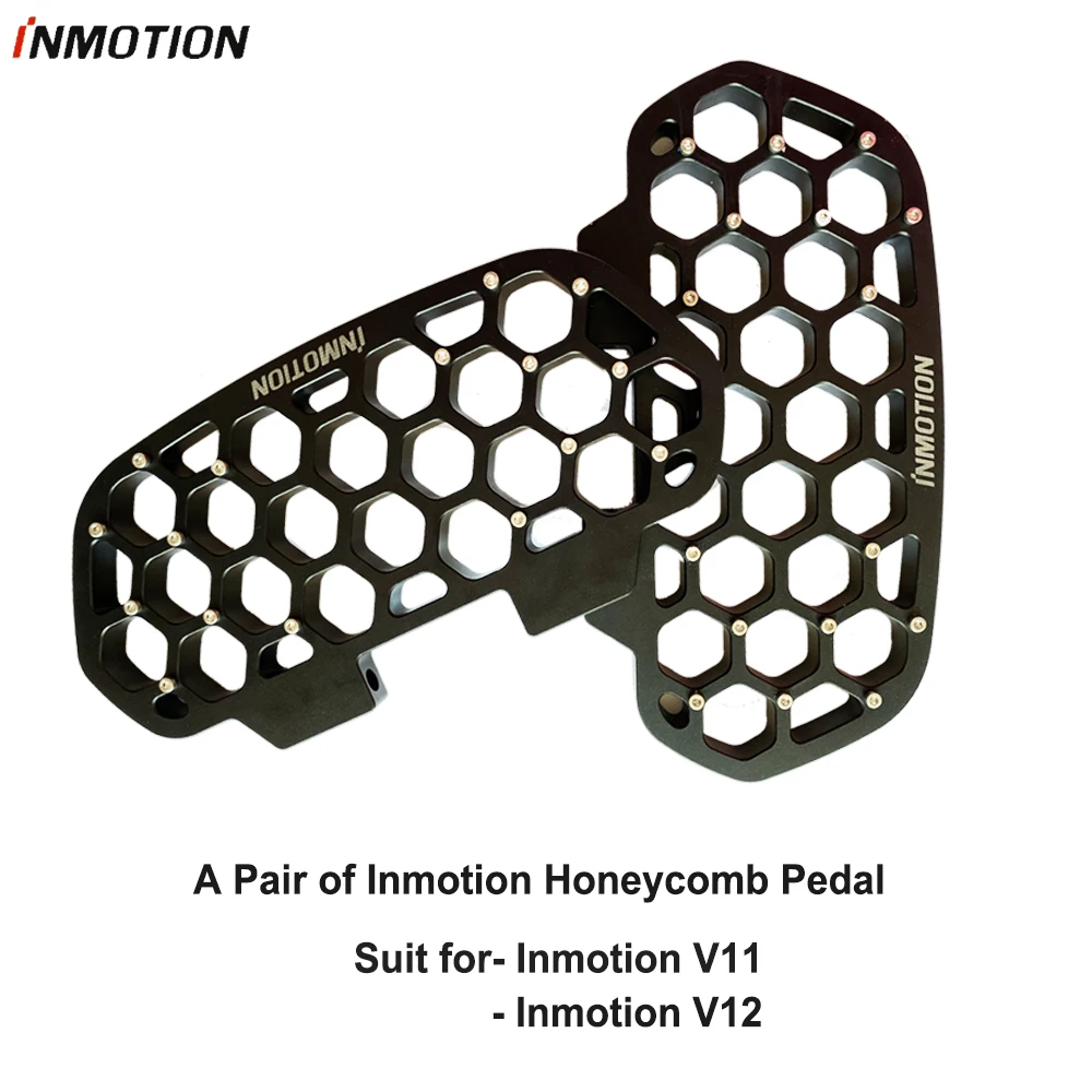 Original Inmotion V11/V12 Honeycomb Pedal New Widen Pedal Original Cool Monowheel Spare Part Off Road Pedal INMOTION Accessories