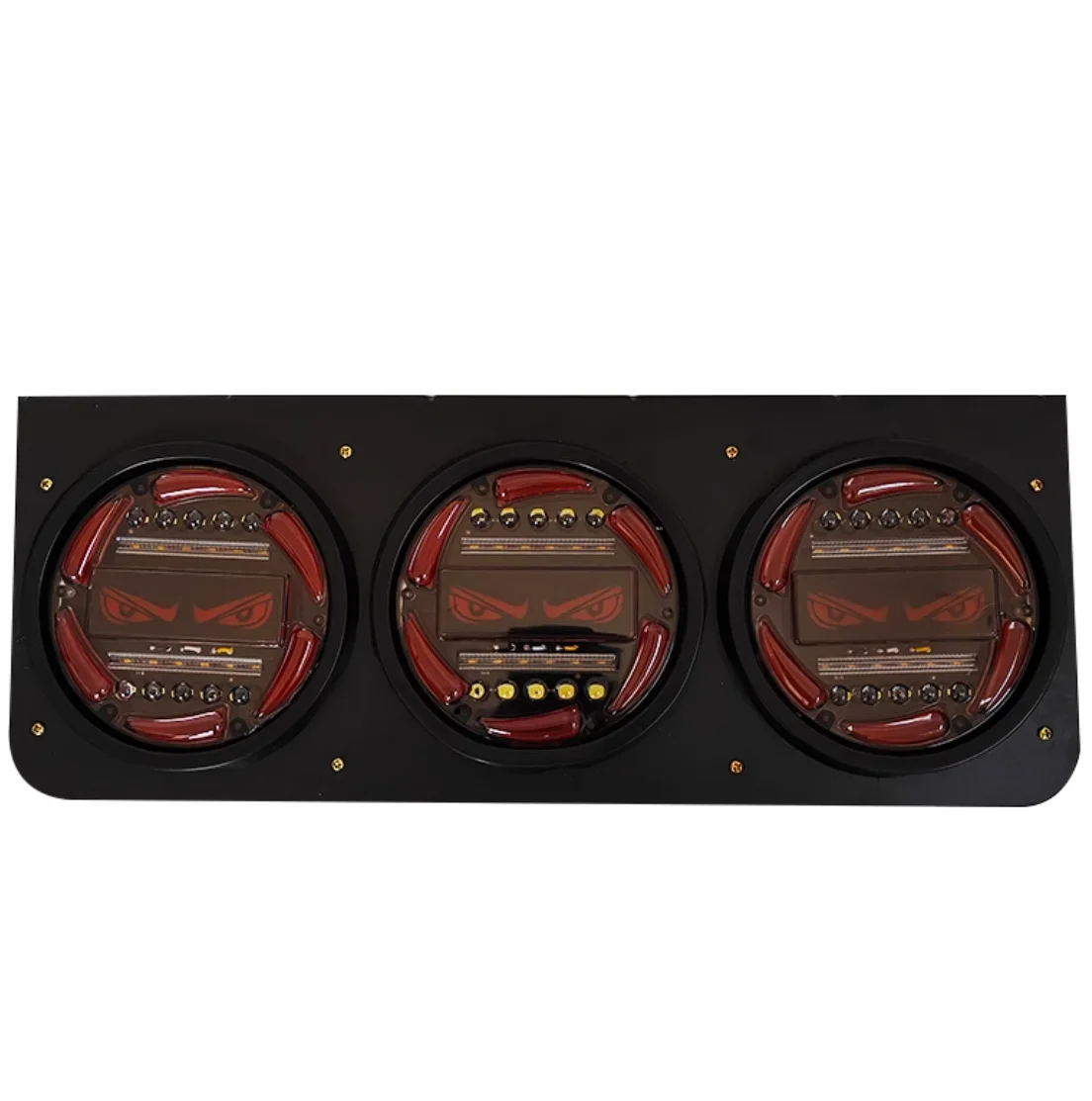 Truck LED five-inch trailer high brightness waterproof triple brake burst flash steering rear combination rear tail light 0