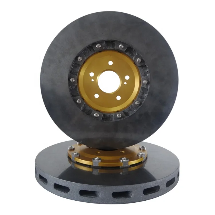 Silicon Carbide Coating High Temperature Resistance Customized Front Carbon Ceramic Rotor Brake Disc for BMW Dodge Ferrari