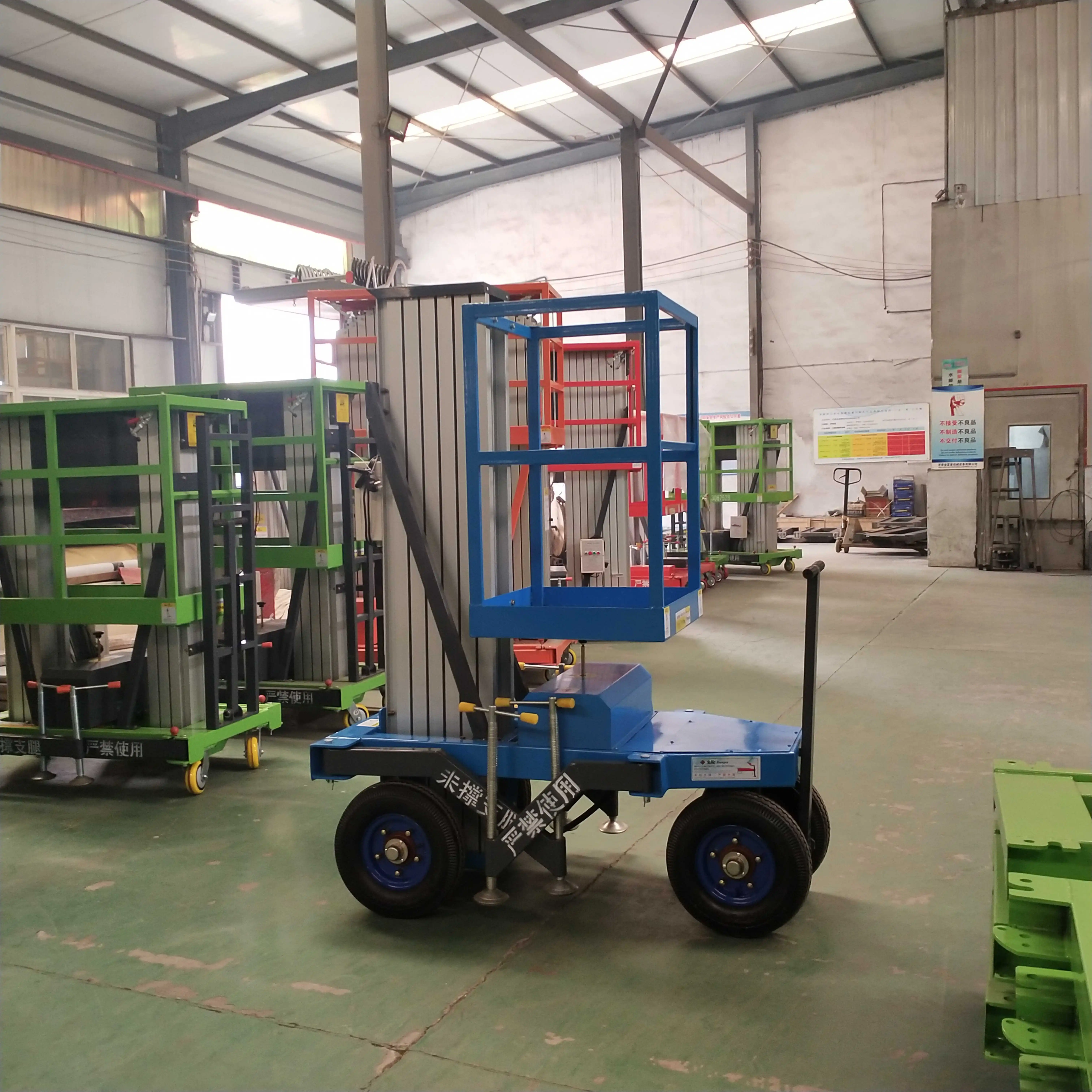 Stare Nouă Lift Electric Autosuficient Tabel telescopic articulat hidraulic din aliaj de aluminiu cu sarcina de 150kg în vânzare