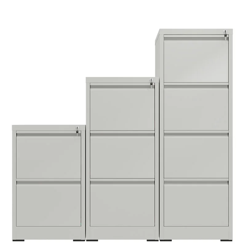 Factory Office 2 3 4 Drawer Cabinet Metal Storage Cabinet Lockable 4 Drawer File Cabinet Steel, Home Office Knock Down