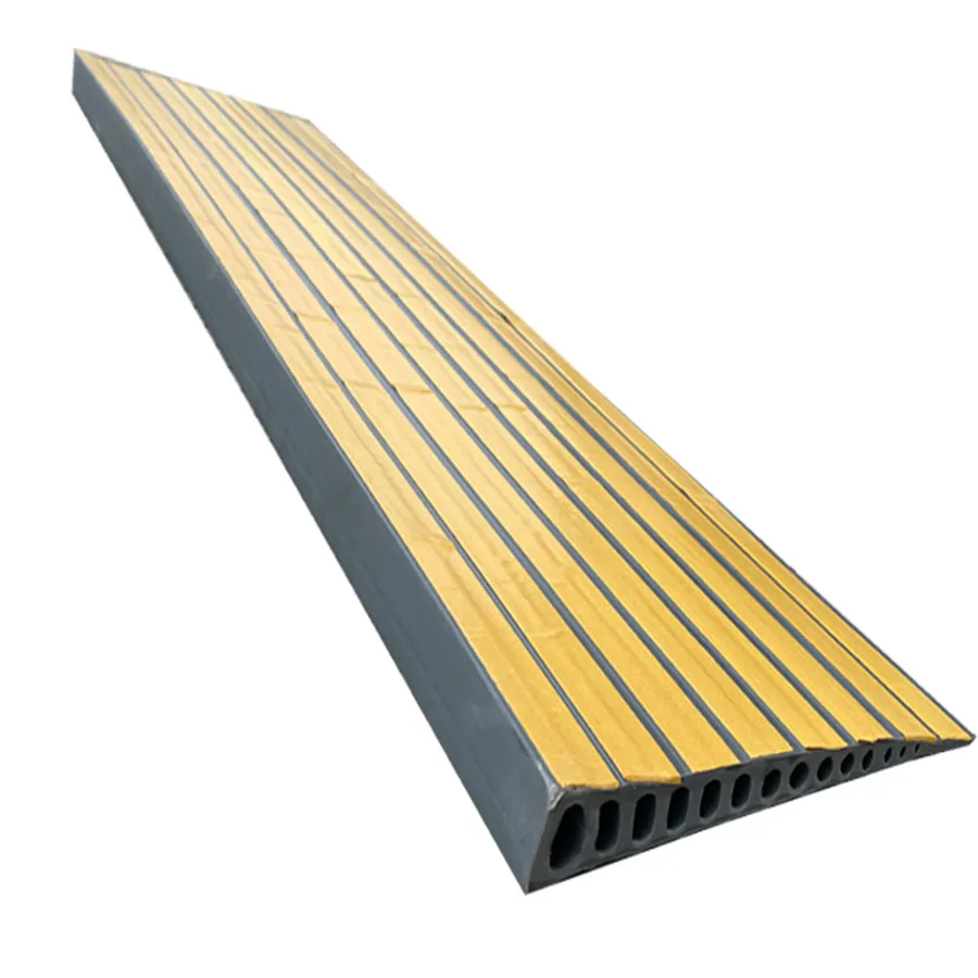 TPE Odorless Rubber Wheelchair Ramp Indoor Threshold Ramp Curb Ramp With  Beveled Sides supplier