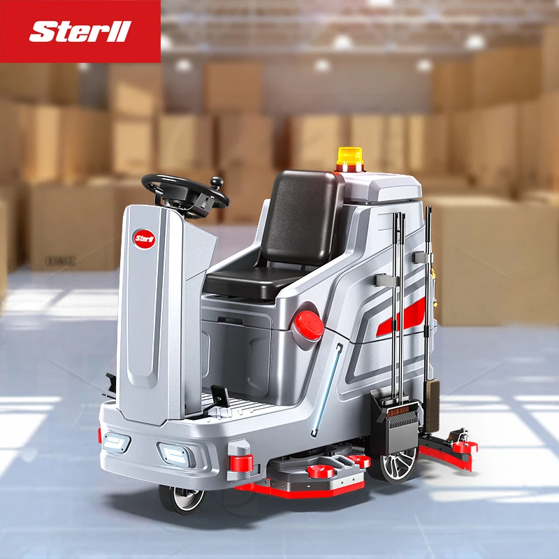 Harga Terendah Untuk Seluruh Jaringan Baterai Komersial Electric Auto Ride On Tile Floor Cleaning Floor Scrubber