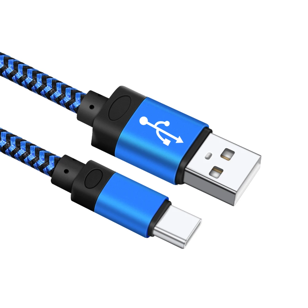 Нейлоновый плетеный металлический головной кабель быстрая зарядка USB микро-шнуры типа C для быстрой зарядки и передачи данных Iphone 12