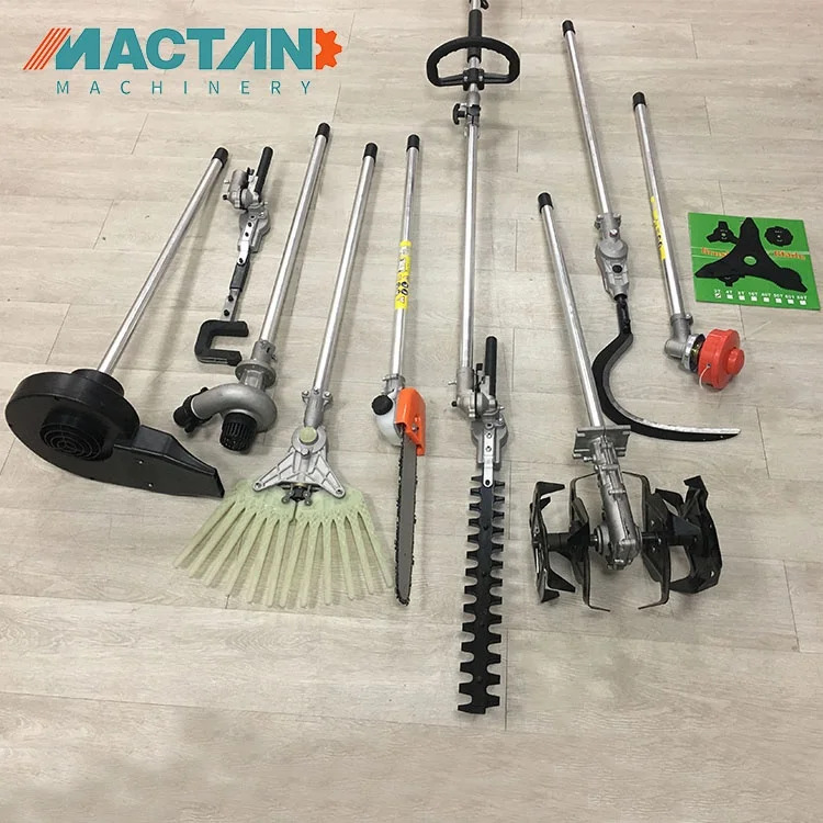 
Multifunction brush cutter pole working attachments 