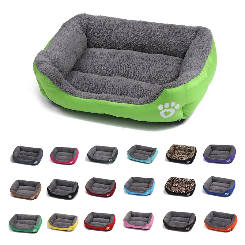 Factory Wholesale Custom Luxury Pet Bed Soft Dog Nest Large Rectangle
