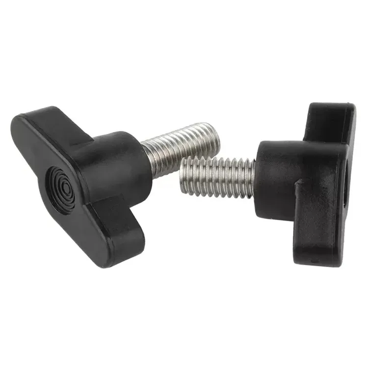 Manopola Di Serraggio In Plastica Con Vite - M4 M5, Testa A T, Per Macchine Utensili, Attrezzature Industriali - Foto 6