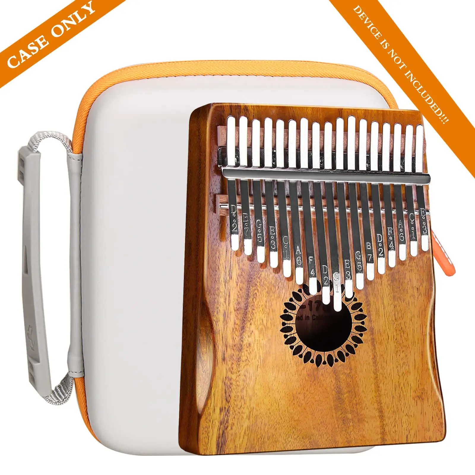 Thumb Piano Storage Case For Newlam Kalimba Thumb Piano 17 Keys Case