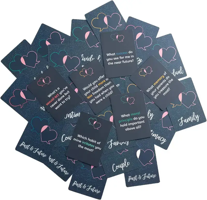 Relationship Cards Conversation Starter Questions For Couples Love