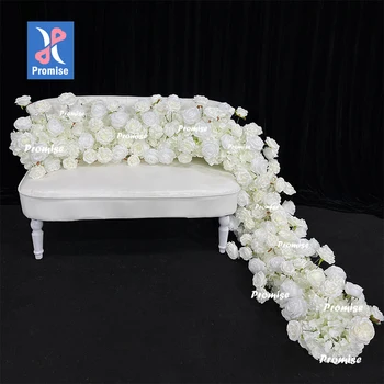 Promise Home Decor Luxury Faux Centerpiece Flowers Artificial Wedding Living Room Sofa Decoration Flower Runner