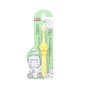10000 Hair ultra Fine Kids Toothbrush Cute Lamb Style Kids Premium Tooth Brush Child with Custom logo