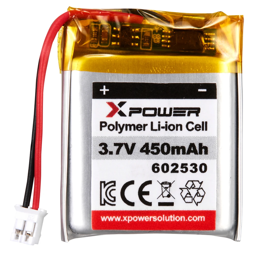 3.7v 450mah High Density Lithium Polymer Battery For Wrist-worn Swimming Wearable