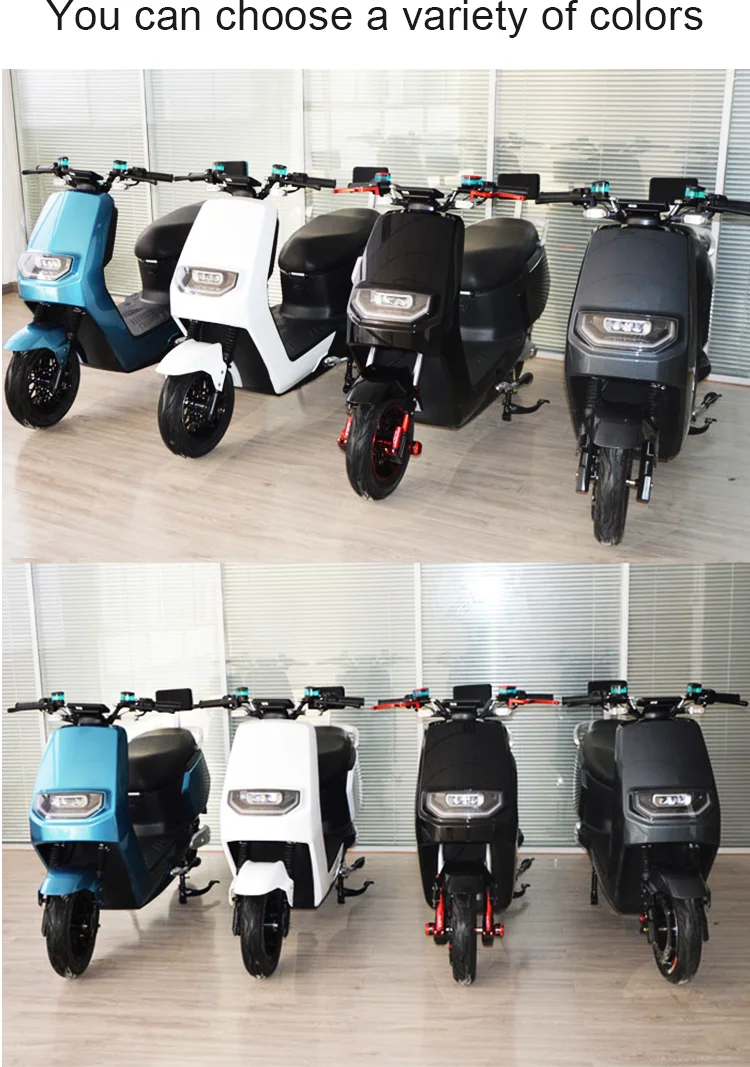 Factory Wholesale Good Quality 60V 72V 20AH 32AH 1200W 1500W 2000W Powered Scooters Electric Scooty for Adults