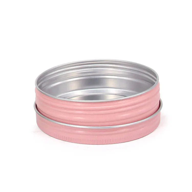 Custom Printed Empty Aluminum Can Custom 100ml Tin Cans Wholesale Storage Wax Aluminum Jars Large Round Metal Tins