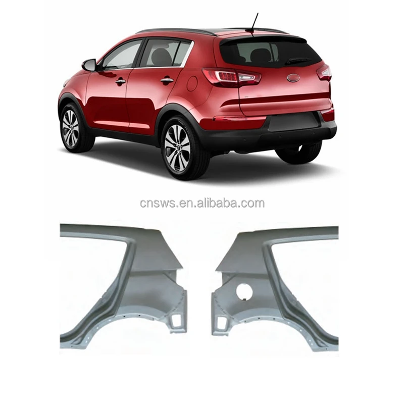 product high quality auto parts oem steel rear fender quarter panel for kia sportage 2010 2015-35