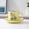 Yellow bicycle logo