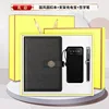 Notebook, Pen, and Power Bank