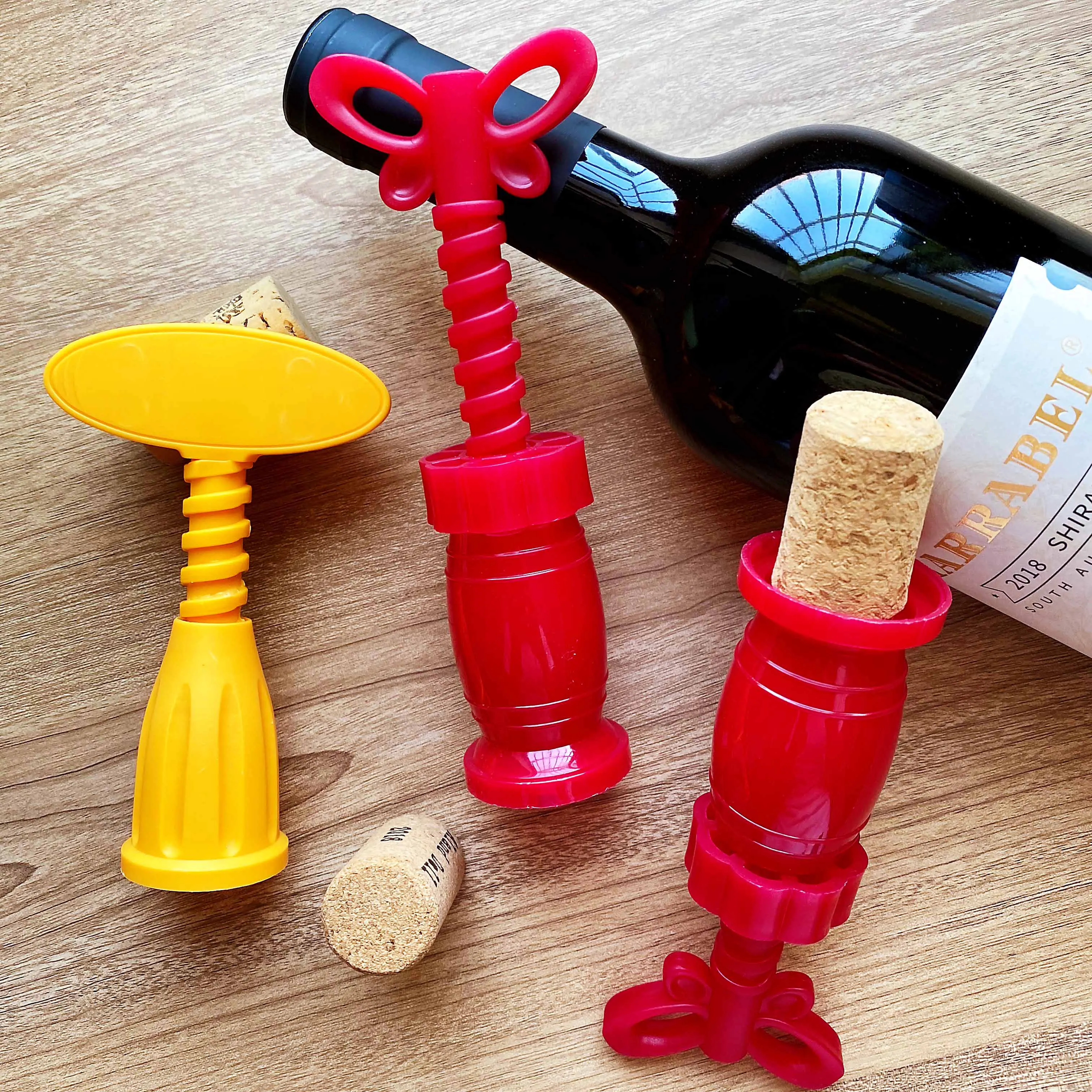 Custom hot style promotional custom bottle opener corkscrew wine opener with logo